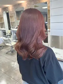 カット＋ブリーチ無しダブルカラー