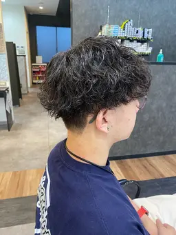 カット×ツイストスパイラルパーマ×ナノバブル