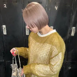 1リタッチブリーチ➕ベースカラー☁️