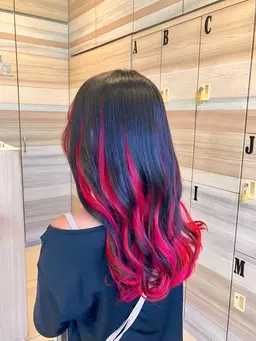 ダブルカラーorブリーチカラー(暖色or寒色)