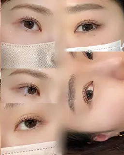 大人気🌈目尻デザインカール𓂃 セラムラッシュリフト(上まつげ)黒目上立ち上げネコ目orタレ目👀コーティング美容液込