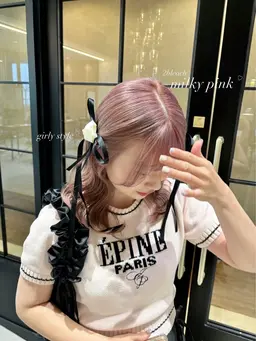 ケアブリーチダブルカラー🩰🤍