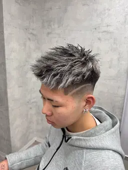 ❤️‍🔥爆イケ❤️‍🔥メンズカット＋ハイライト＋パーマ