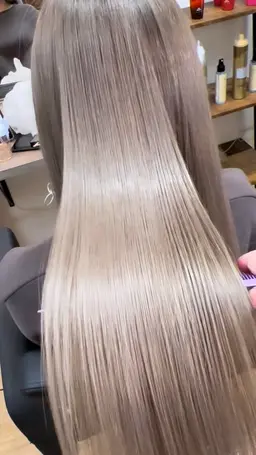 🔥毎月3名限定🔥ブリーチ毛の髪質改善縮毛矯正/施術時間は3時間🍎5ヶ月以内にブリーチ履歴ありの方
