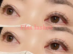 🍀オフ込み✨️フラットラッシュ140本まで🍀 カラーラッシュ変更可◎/＋￥1,100でLEDエクステ変更可◎