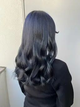 【韓国風🇰🇷ブルーブラック💙】シャンプー＆オリジナルトリートメント☽