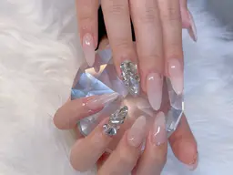 ロングデザインネイル(長さだし5​〜​10本)