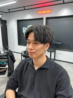 メンズカット+ヘッドスパ+眉カット