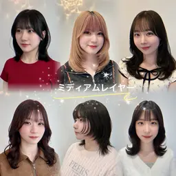 【4/2 9:00~12:00】🔆先着1名🔆ミディアムレイヤーカットモデル✂️