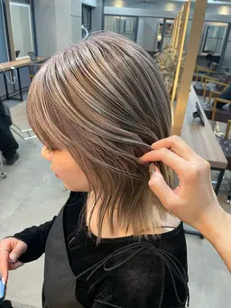 【大人ハイライト💖】コントラストハイライトカラー✨