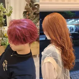 【デザインカラー】全体ブリーチ1回＋全体カラー＋カットモデル🦄✨