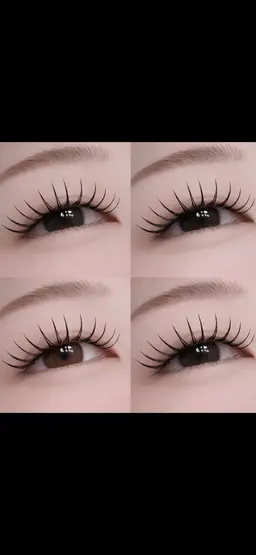 マツエクフラットラッシュ120本LED無料コティング付き