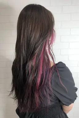 🙆‍♀️当日予約🆗カット＋インナーカラー(ブリーチ込み)🩵