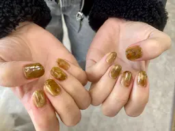 【ミニモ限定】オフ無料＆ドライケア込み🌈🫧もやもやニュアンスネイル🪸🌼