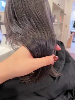 【平日限定】【17:00~】【1日1名限定‼️】【透明感たっぷり】ブリーチ+カラー+トリートメント🍒☆