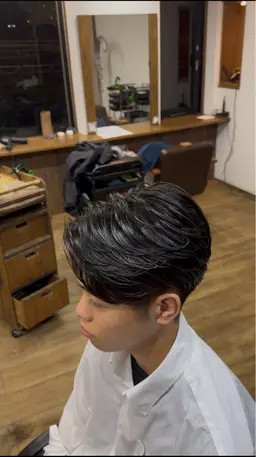 メンズカット＋デザインパーマ＋トリートメント