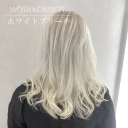 【ホワイトリタッチ】エフェクトブリーチx2+ ケラフェクト全処理材使用。