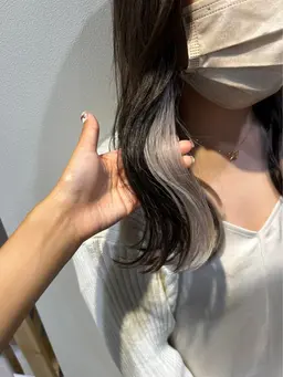 【さりげないオシャレ✨】インナーorイヤリングカラー＋2stepトリートメント