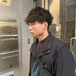 カット＋メンズパーマ＋styling