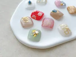 【フット】ご新規様オフ込み✨サンプルデザイン