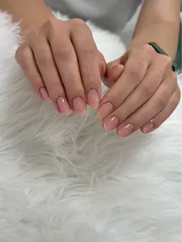 【ハンド】深爪矯正/深爪育成 ショートスカルプ+ワンカラーorグラデ仕上げ