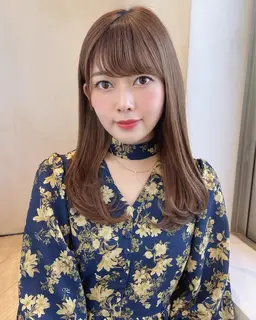 前髪パーマ+前髪カット+艶トリートメント