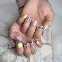 （新人ネイリスト）【HAND】持ち込みデザインシンプルやり放題￥7980⇒3980