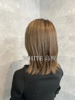 透明感⤴️【ブリーチなし】カット+ダブルカラー+1stepトリートメント
