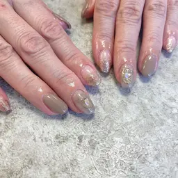 🌿シンプルデザインコース60分（オフ無し）（甘皮ケア付き）【パラジェルベース&フィルイン変更可能】