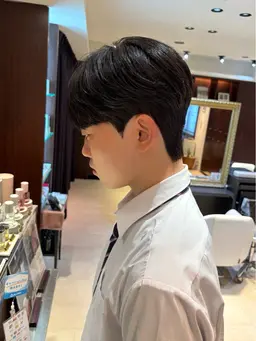 【🥈二番人気🥈韓国風ダウンパーマ🇰🇷】メンズカット＋ダウンパーマ🔥　(メンズ韓国ヘア/原宿/表参道)