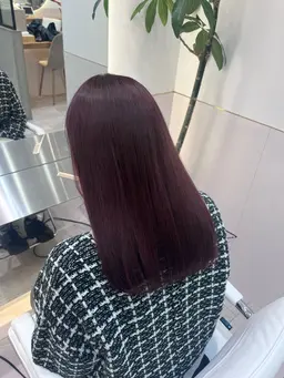 これからの秋に人気🌟暖色カラー🩷＋トリートメント