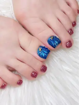 ［プレオープン限定3/1(日)​〜​3/8(日)］フット2本アート