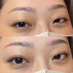 （再来）🍇【同時施術により垢抜け✨】パーソナルアイブロウ➕パリジェンヌ（上下）