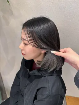 【10代​〜​20代限定】インナーカラー🎀／ポイントブリーチ＋ワンカラー