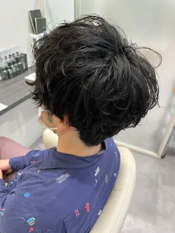 【平日限定】メンズカット&パーマ&眉カット