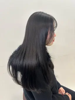 one color + treatment (シャンプー込)