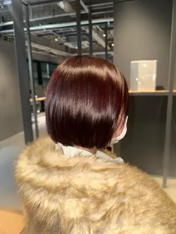 【ブリーチ込】🍇ダブルカラー➕カット➕ハホニコ3stepトリートメント※黒染め履歴のある方はご案内出来かねます※