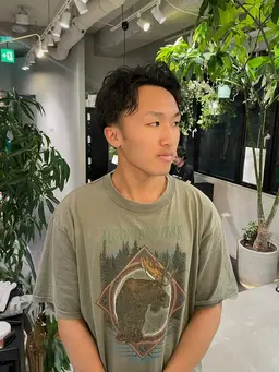 メンズカット＋眉カット