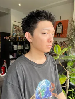 メンズスパイキーショートカット5500円30%off→3850円