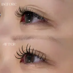 【エクステ✖️パーマ】🎀フラットラッシュ100本➕&ヘルシー🎀初回オフ無料！