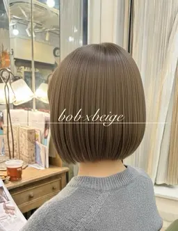 ボブカット【タッセルボブ、レイヤーボブ等】＋カラー