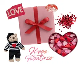 💝バレンタインデー企画＊°。この中のメニューからお好きなものをお選び頂けます🧸🎀🍫