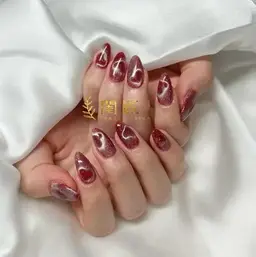 💓最新トレンド❣️ハートマグネットネイル【新規オフ無料】💰7480円