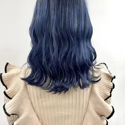 【カット無し】ブリーチ+カラー+トリートメント🍇