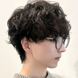 【¥17350→¥4000】🚀骨格矯正カット＋ダメージレスメンズパーマ🪐⭐️抜け感のあるクシュッと癖毛風パーマ💫