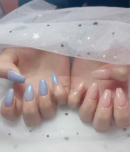 💓ジェルオフ無料💓ワンカラーorラメグラデーション