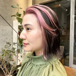 個性爆発💥🌈デザインカラー【ブリーチあり】＋トリートメント🌈