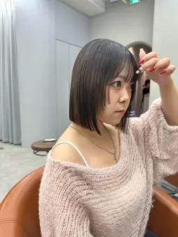 🎀急募🎀カット💇🏻‍♀️(ボブヘアにしたい方) 耳ツボjewelry💎🌙付き