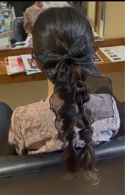 大人気ヘアセットクーポン🎀 - ̗̀⚠︎ ̖́-補足説明有り必読下さい🙇‍♀️(10時前は30分毎+1000円)