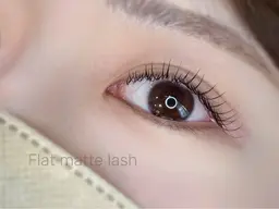 まつエクフラットマット🤎80本(コーティング付き)